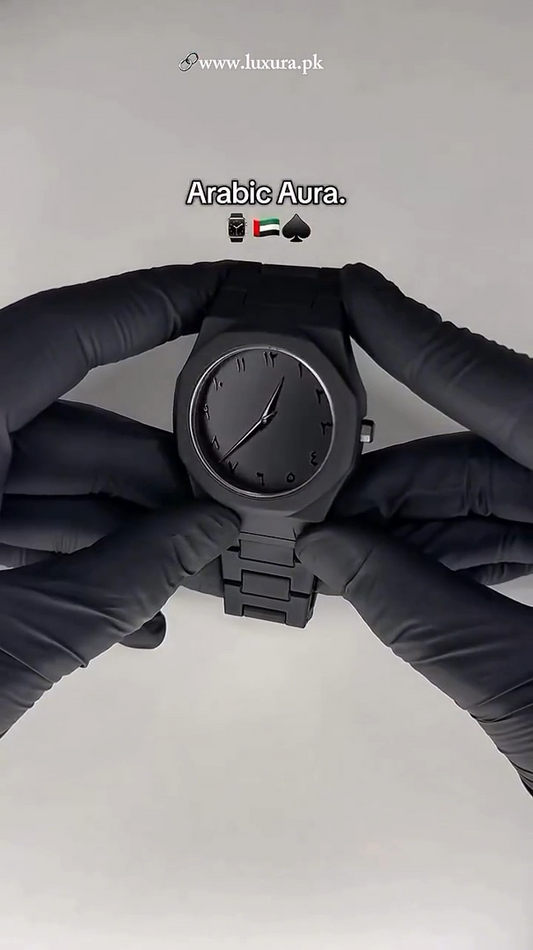Stainless Steel Arabic Watch