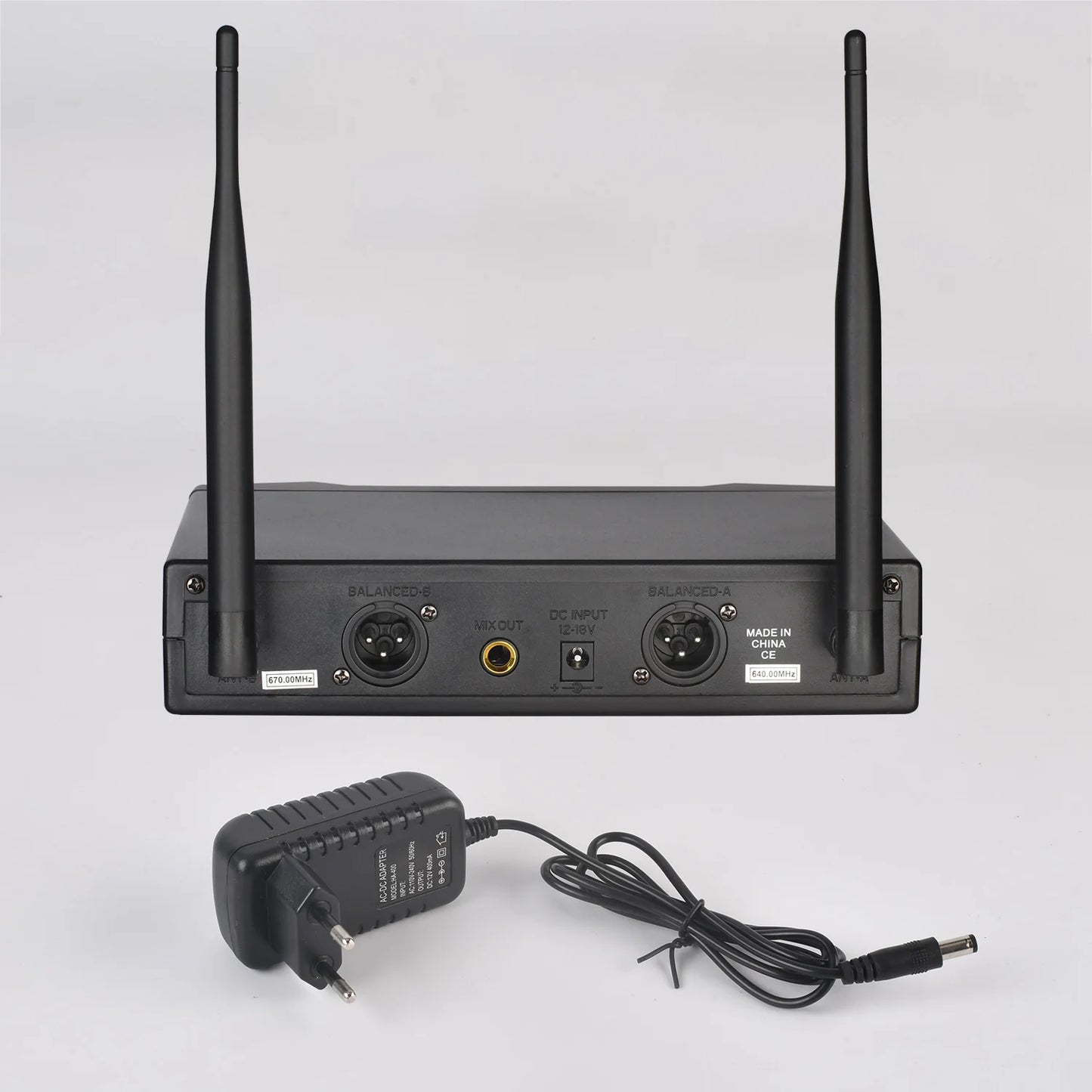 LOMEHO 2 Handheld Microphone Wireless Dual Channel