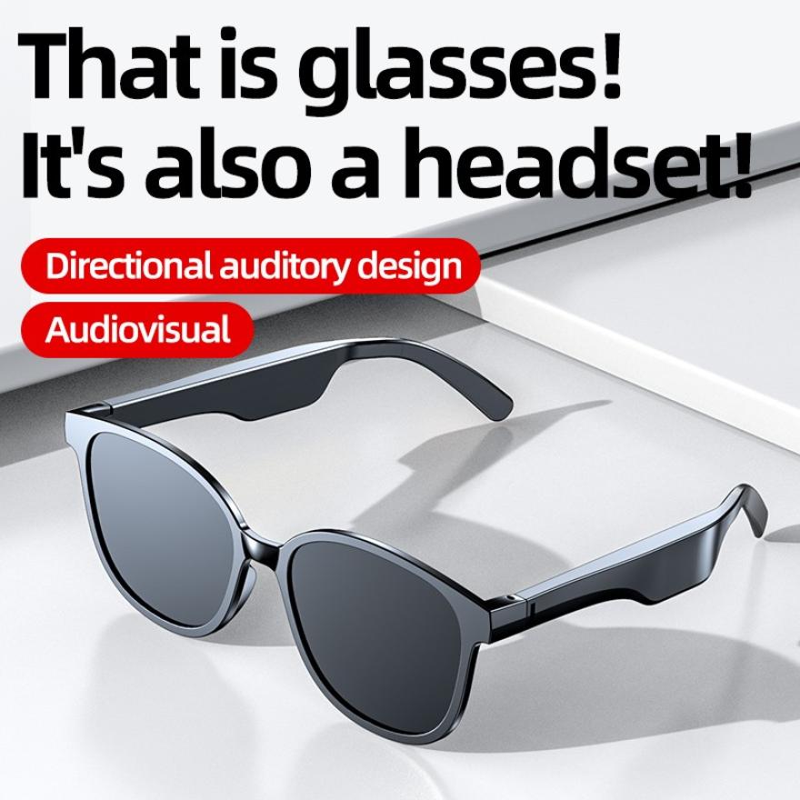 Smart Bluetooth Sunglasses Compatible with Apple , Sports Waterproof